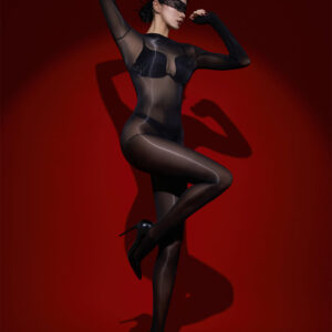 Aethia Full Body Wet Look Bodystocking