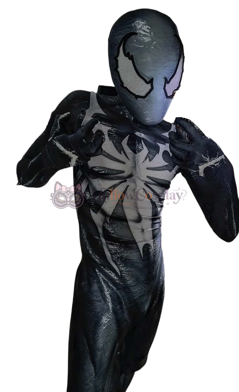 Insomniac Venom Symbiote Zentai Halloween Bodysuit - Image 3