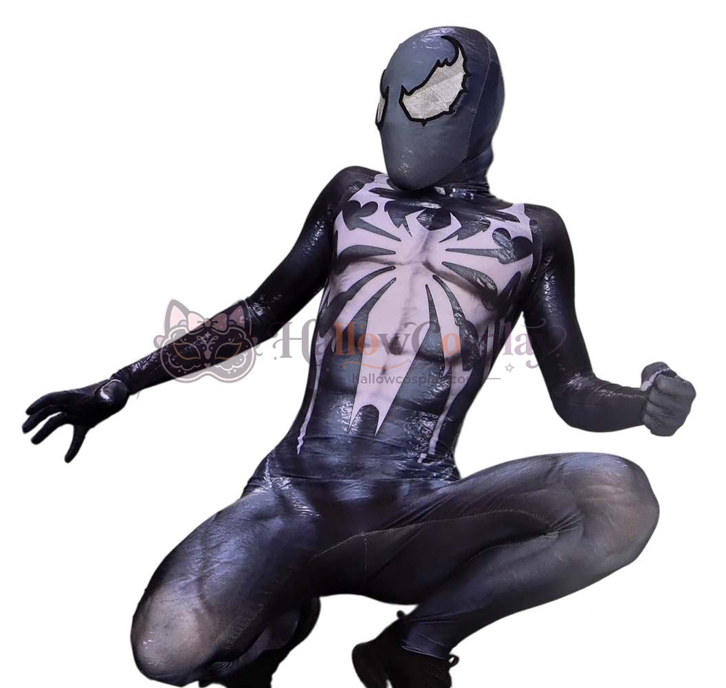 Insomniac Venom Symbiote Zentai Halloween Bodysuit - Image 4