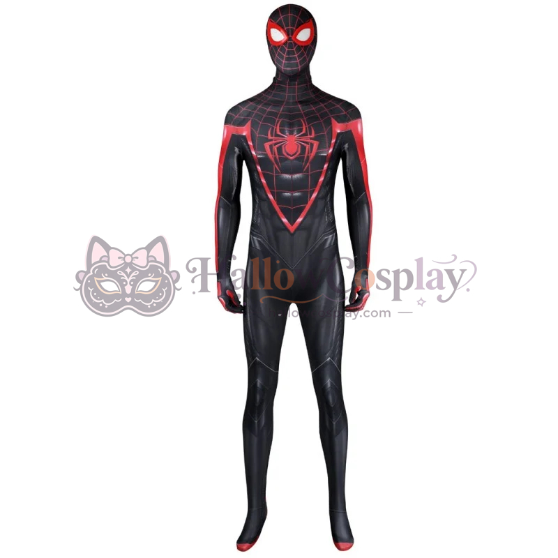 Miles Morales Suit Spider PS4 Cosplay Costumes Bodysuit - Image 11