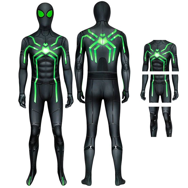 Spider Jumpsuit PS4 Stealth Big Time Cosplay Costume