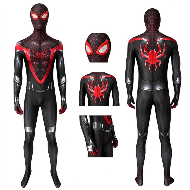 Miles Morales Spider-Man Cosplay Jumpsuit Top Level