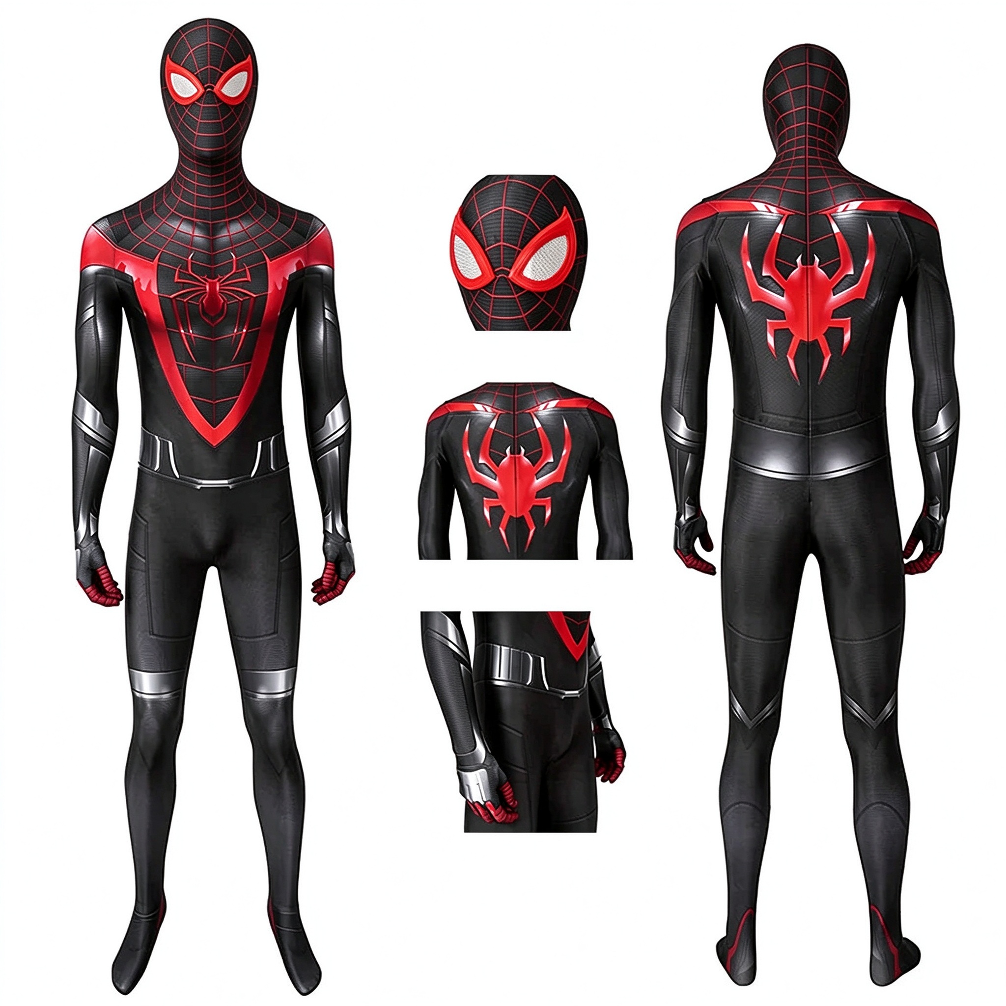Miles Morales Spider-Man Cosplay Jumpsuit Top Level