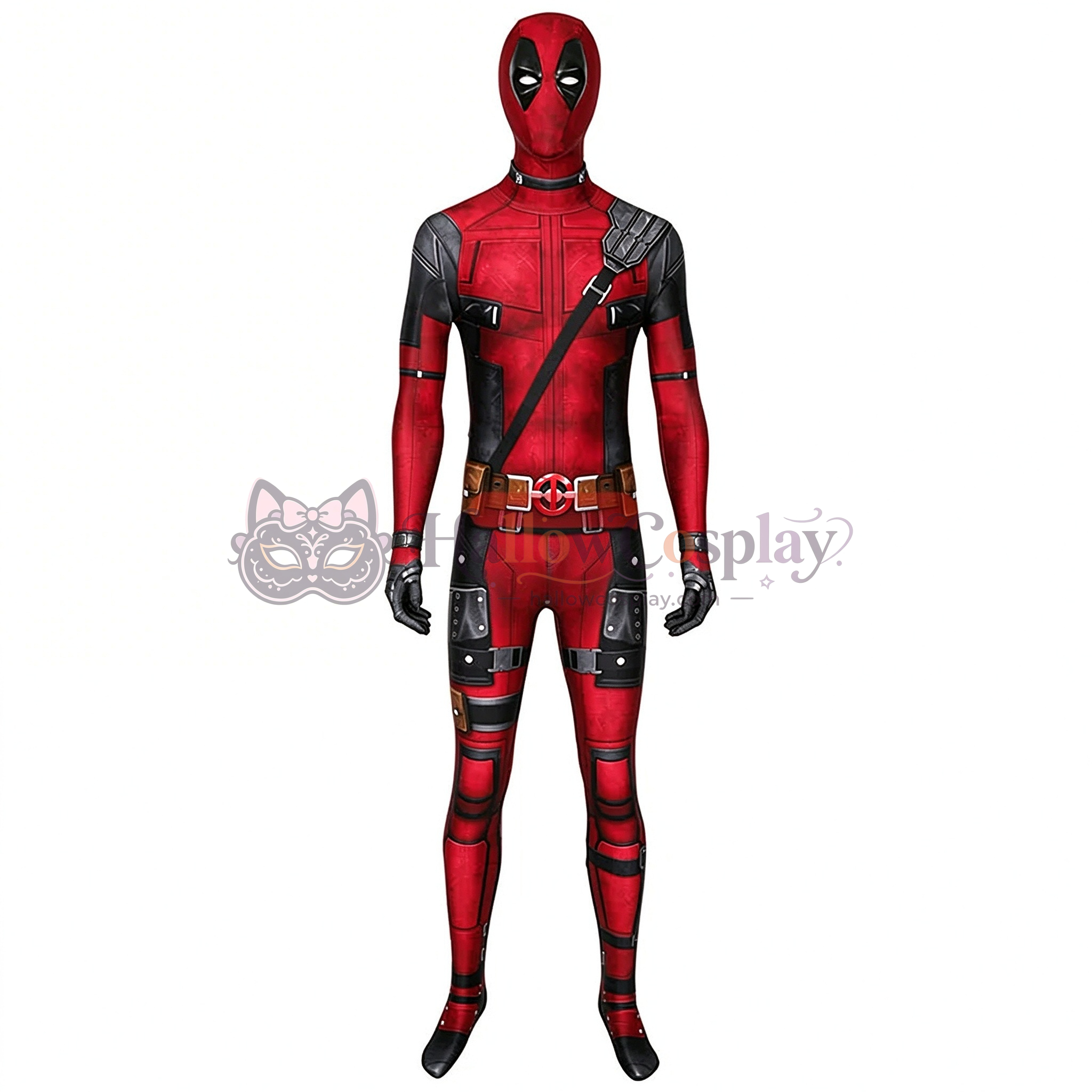 New Deadpool Wade Wilson Jumpsuit Cosplay Costume - Image 2