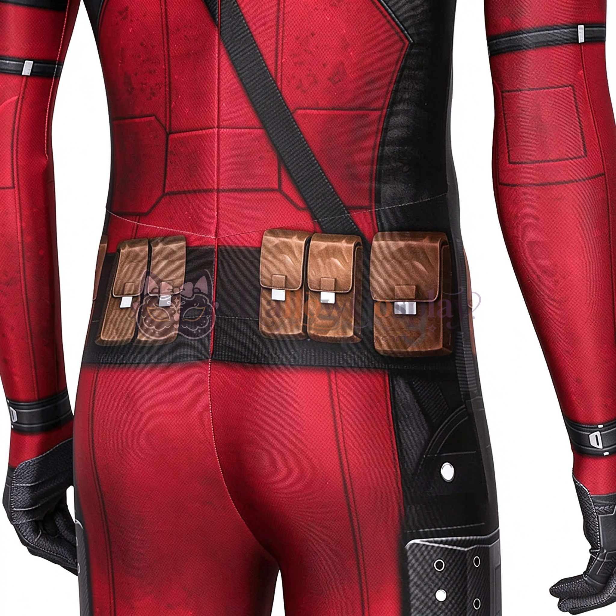 New Deadpool Wade Wilson Jumpsuit Cosplay Costume - Image 11