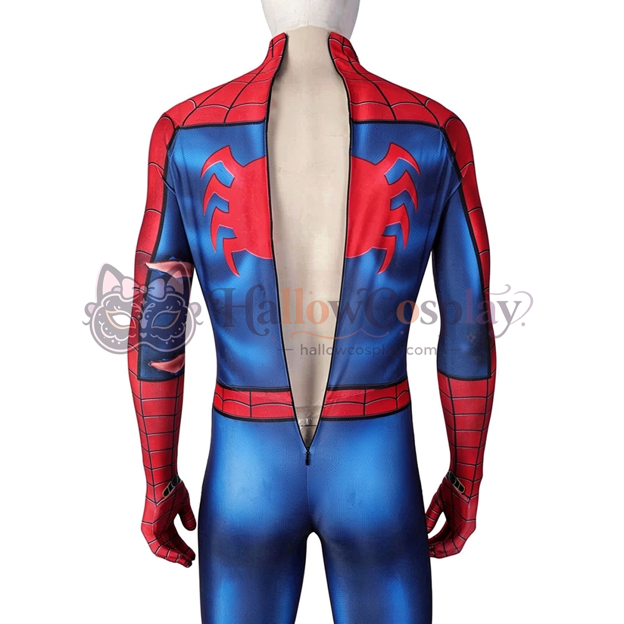 PS5 Classic Damaged Suit Spider Cosplay Costume - Image 11