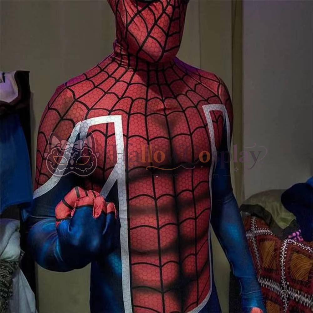 UK Spider Zentai Halloween Game Cosplay Bodysuit - Image 2