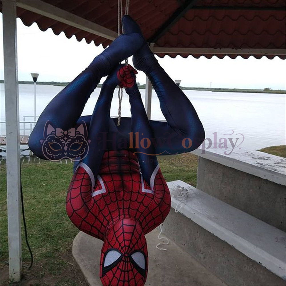 UK Spider Zentai Halloween Game Cosplay Bodysuit - Image 3
