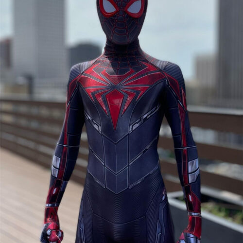 Miles Morales Advanced Tech PS5 Halloween Cosplay Bodysuit Miles Morales Advanced Tech PS5 Halloween Cosplay Bodysuit