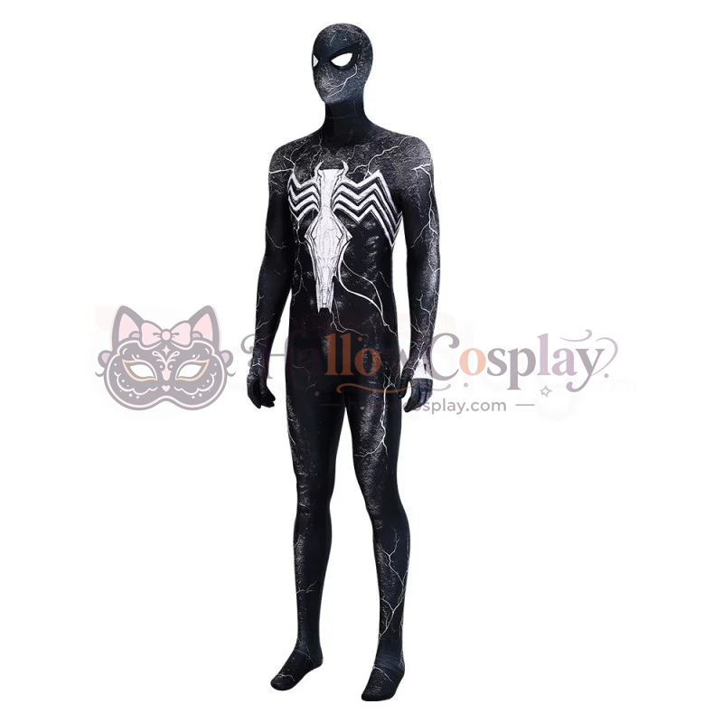 Venom Symbiote Cosplay Costume The Amazing Spider Black Suit - Image 2