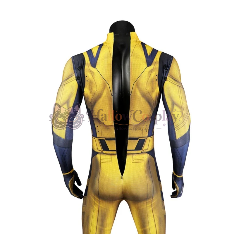 Wolverine Jumpsuit Deadpool 3 Yellow Cosplay Costumes - Image 4