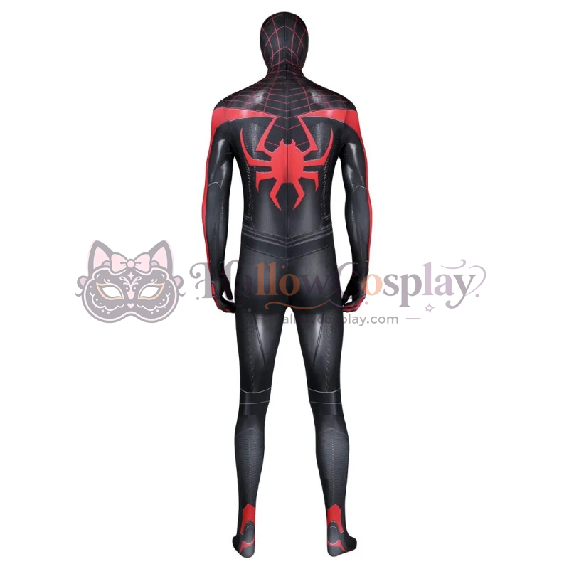 Miles Morales Suit Spider PS4 Cosplay Costumes Bodysuit - Image 9