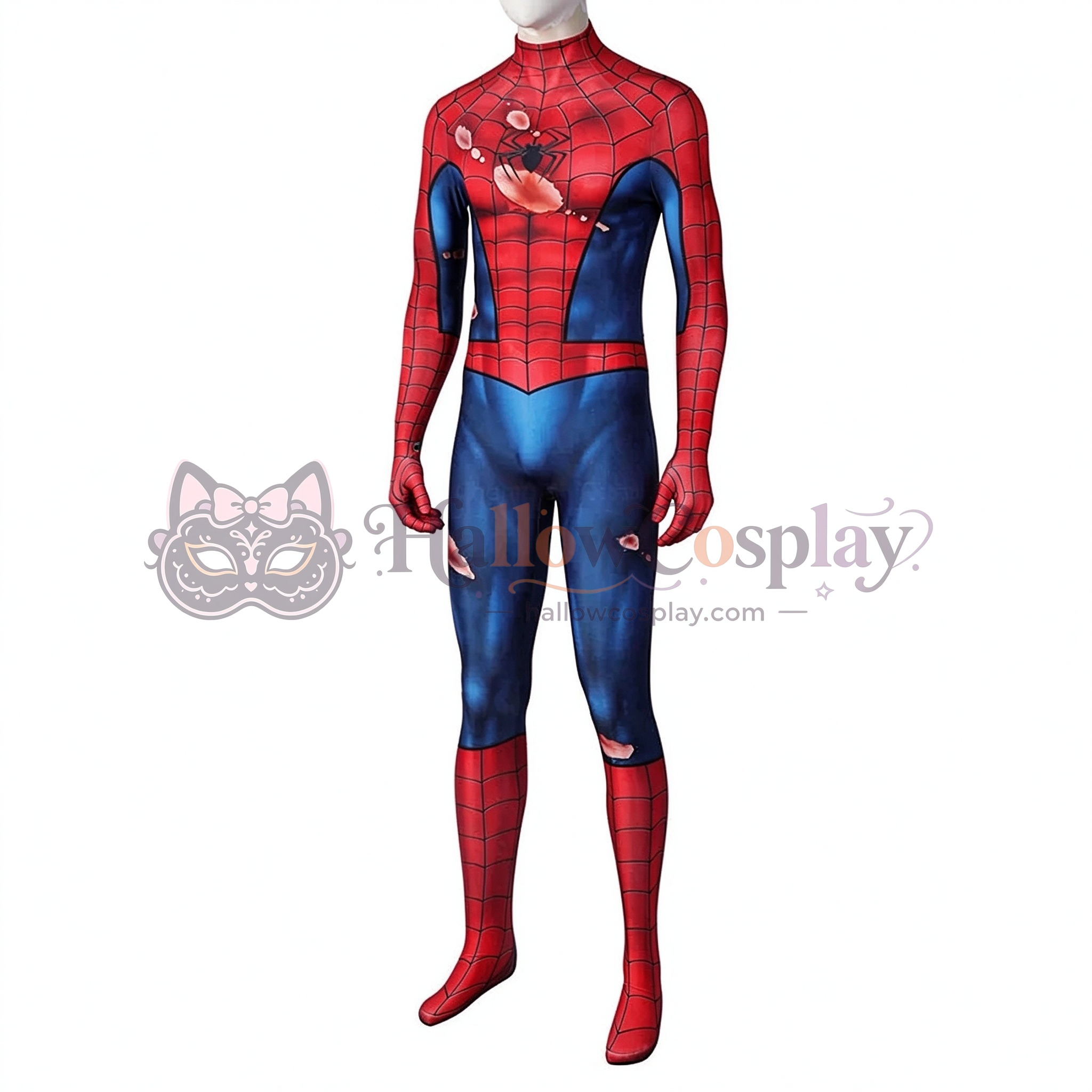 PS5 Classic Damaged Suit Spider Cosplay Costume - Image 2