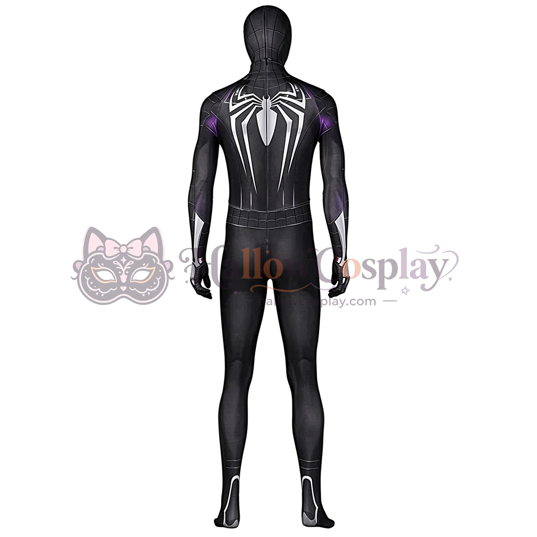 Spider Miles Morales Suit Venom Black Cosplay Costume - Image 3