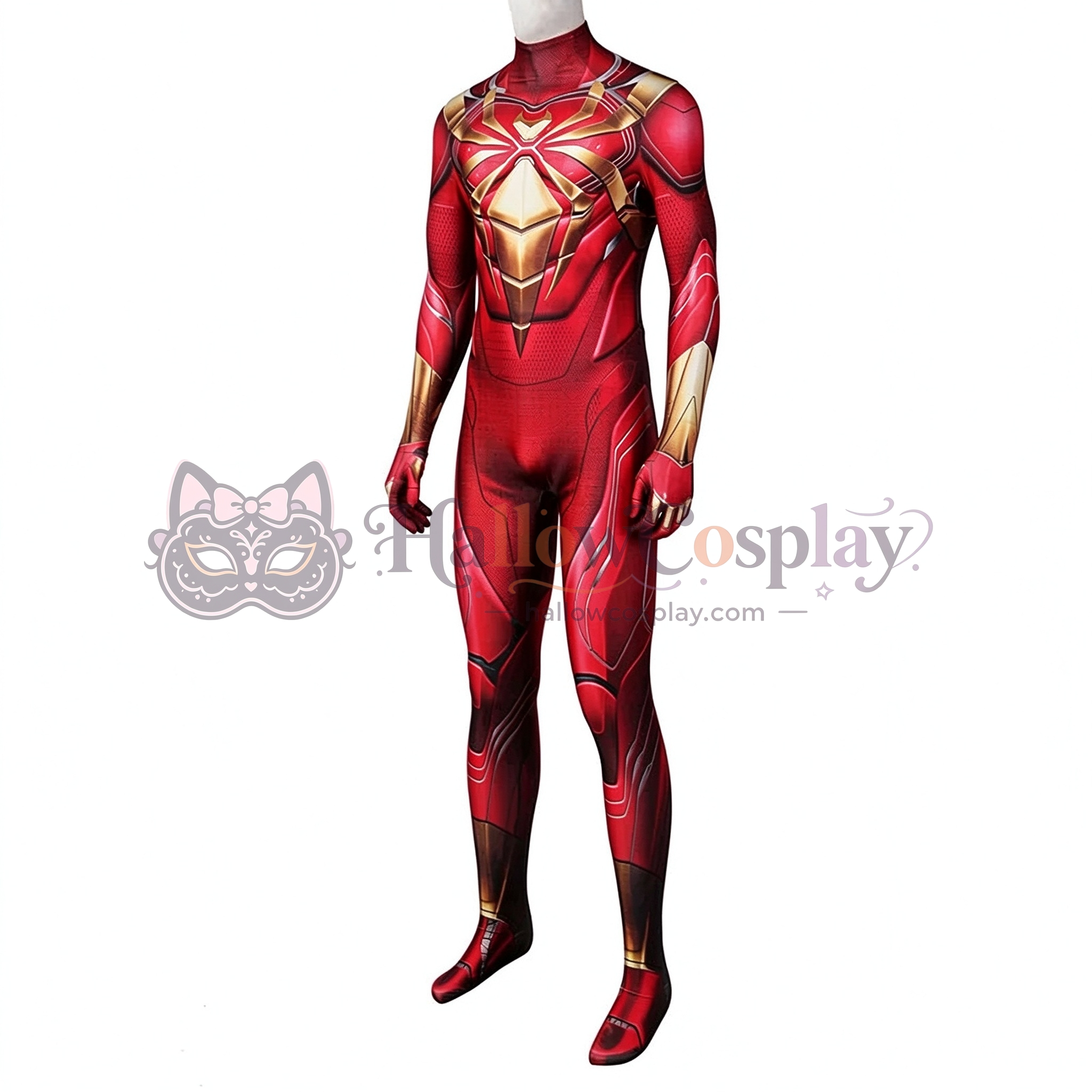 Iron Spider Armor Red Jumpsuit Spider Cosplay Costumes - Image 11