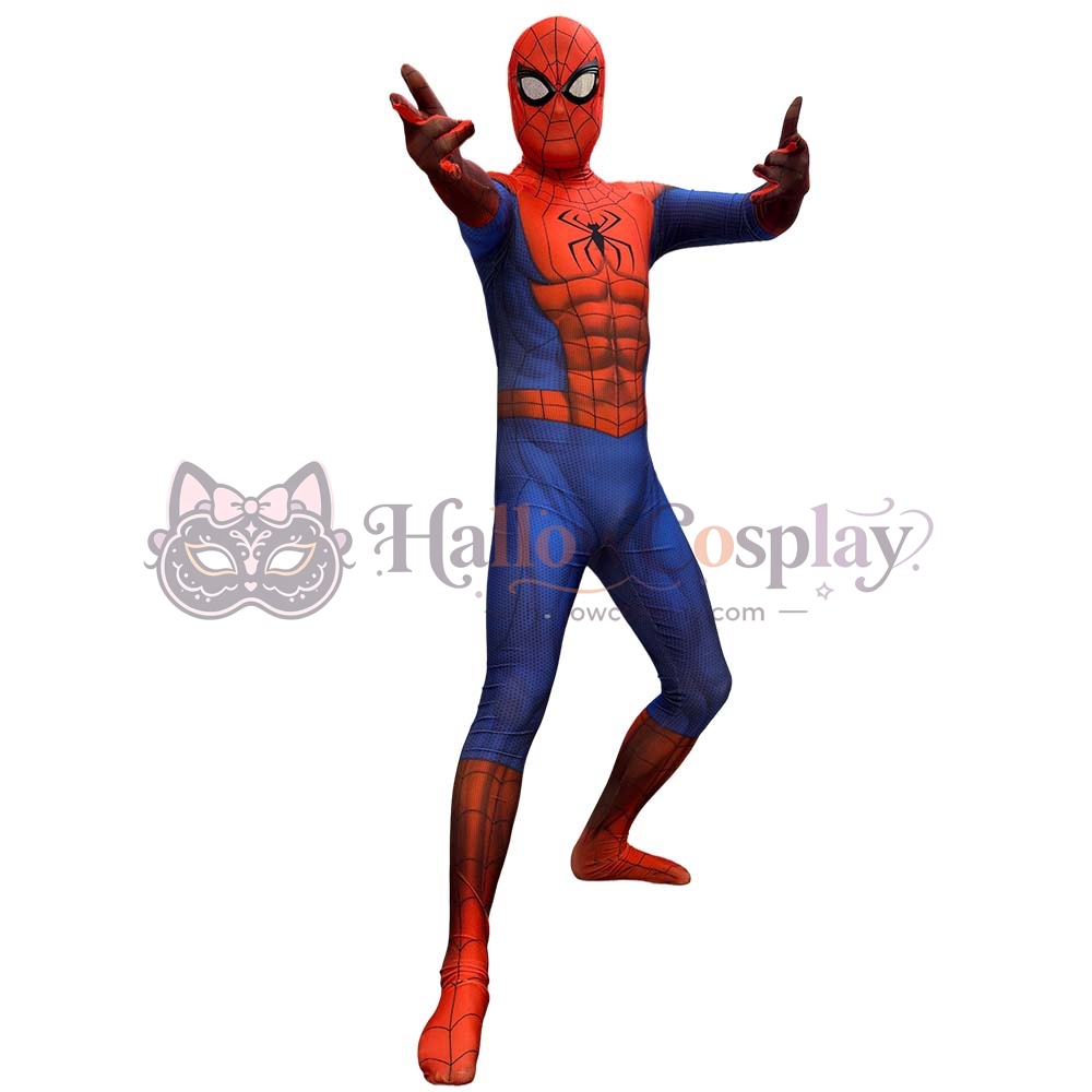 Future Spider Zentai Halloween Cosplay Bodysuit - Image 6