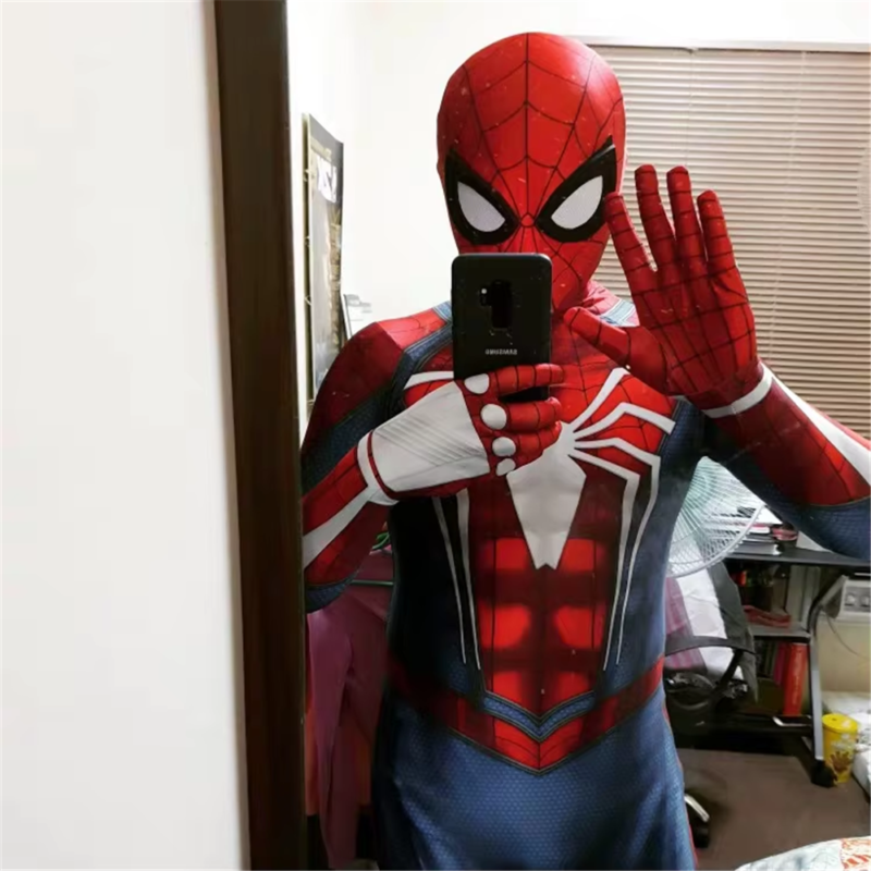 PS4 Spider Zentai Halloween Cosplay Bodysuit