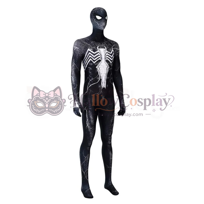 Venom Symbiote Cosplay Costume The Amazing Spider Black Suit - Image 3