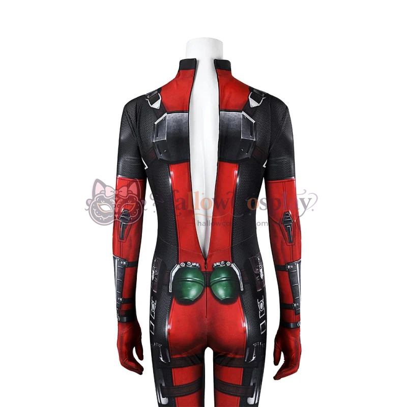Female Lady Deadpool 3 Jumpsuit Wolverine Cosplay Costumes - Image 3