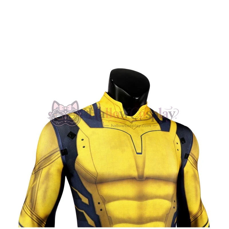 Wolverine Jumpsuit Deadpool 3 Yellow Cosplay Costumes - Image 5