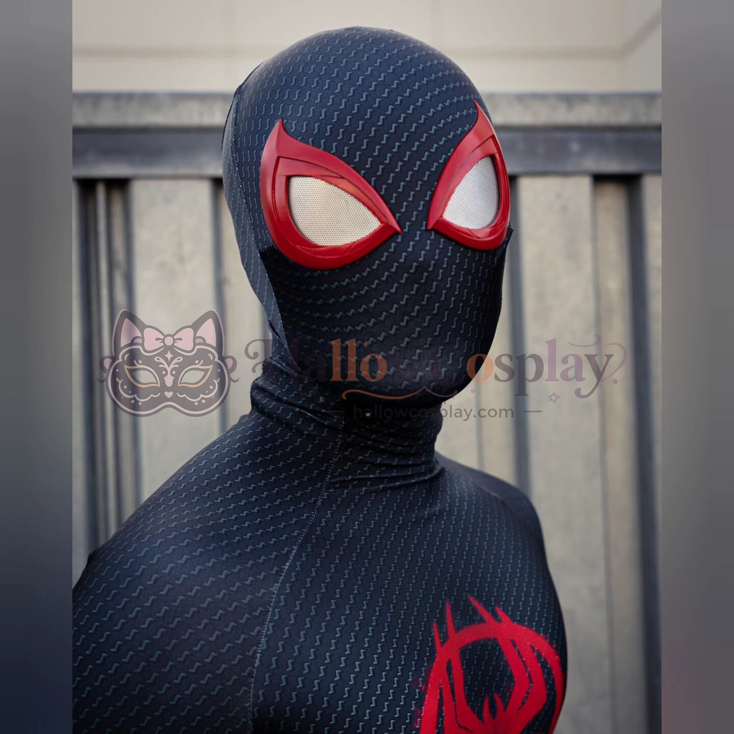 Miles Morales Spider-Verse Halloween Cosplay Bodysuit - Image 2