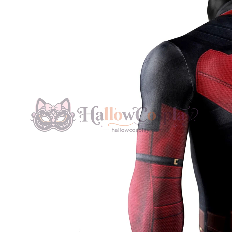 Deadpool 3 Jumpsuit Wade Wilson Red Cosplay Costume - Image 6