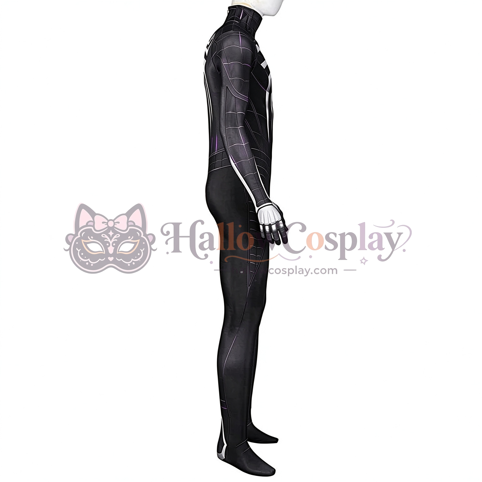 Spider Miles Morales Suit Venom Black Cosplay Costume - Image 5