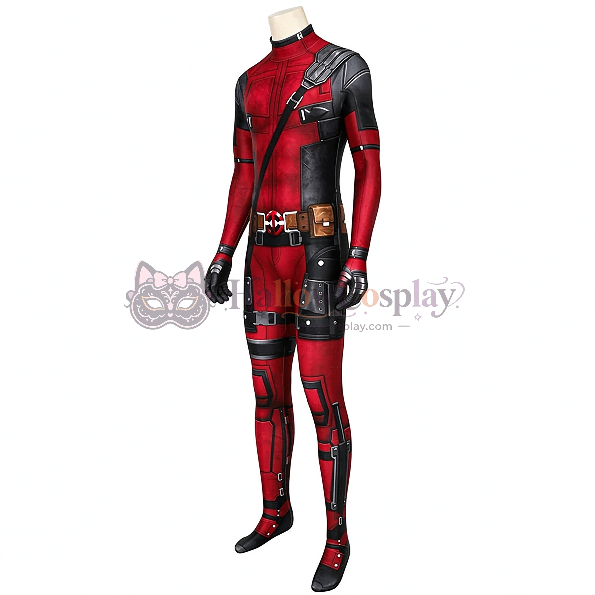 New Deadpool Wade Wilson Jumpsuit Cosplay Costume - Image 5