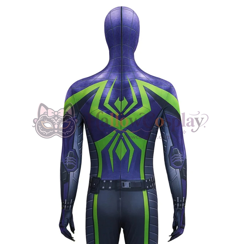 Purple Reign Suit Spider-Man 2 Miles Morales Costume - Image 7