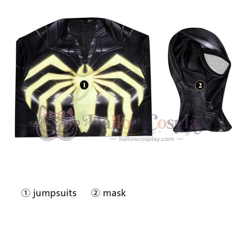 Anti-Ock Suit PS4 Peter Parker Spider Jumpsuit Cosplay Costume - Image 7