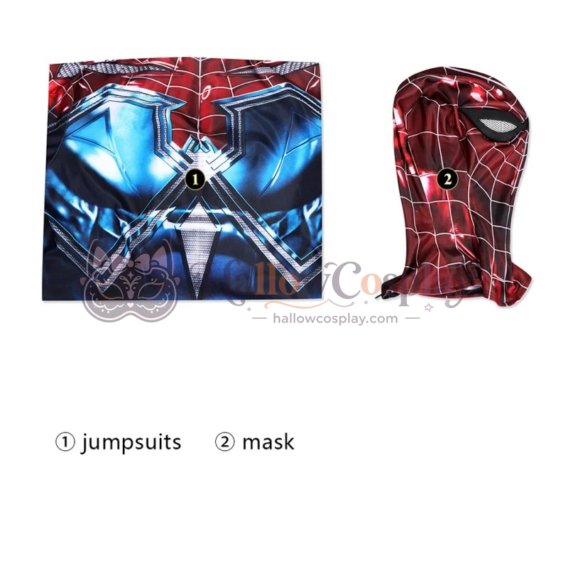 Spider Resilient Suit PS4 Jumpsuit Peter Parker Cosplay Costumes - Image 7