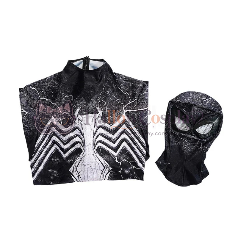 Venom Symbiote Cosplay Costume The Amazing Spider Black Suit - Image 5