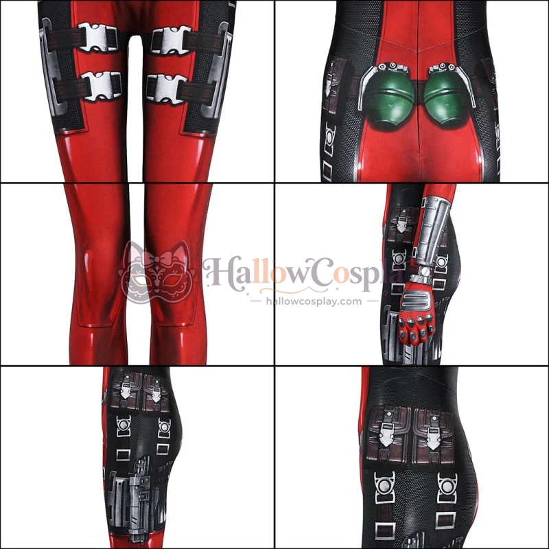 Female Lady Deadpool 3 Jumpsuit Wolverine Cosplay Costumes - Image 5