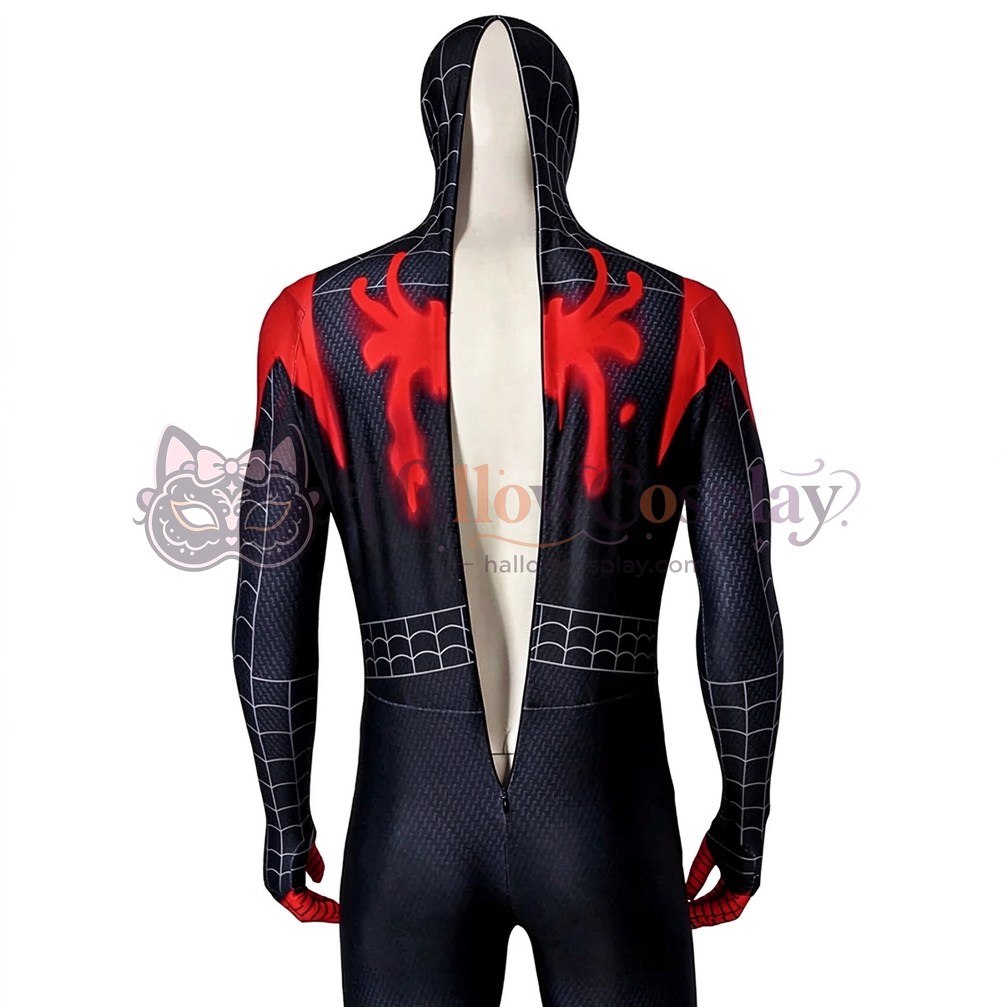 Miles Morales Into the Spider-Verse Suit Halloween Costume - Image 6