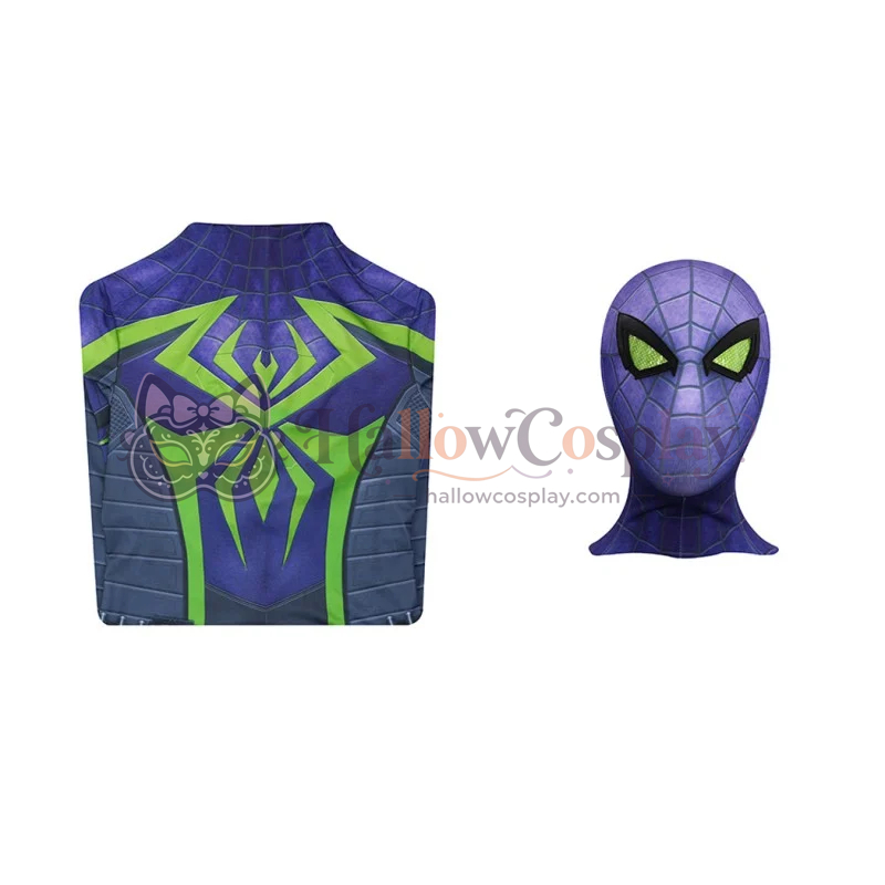Purple Reign Suit Spider-Man 2 Miles Morales Costume - Image 6