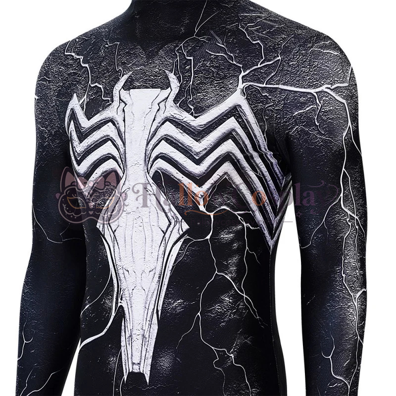 Venom Symbiote Cosplay Costume The Amazing Spider Black Suit - Image 6
