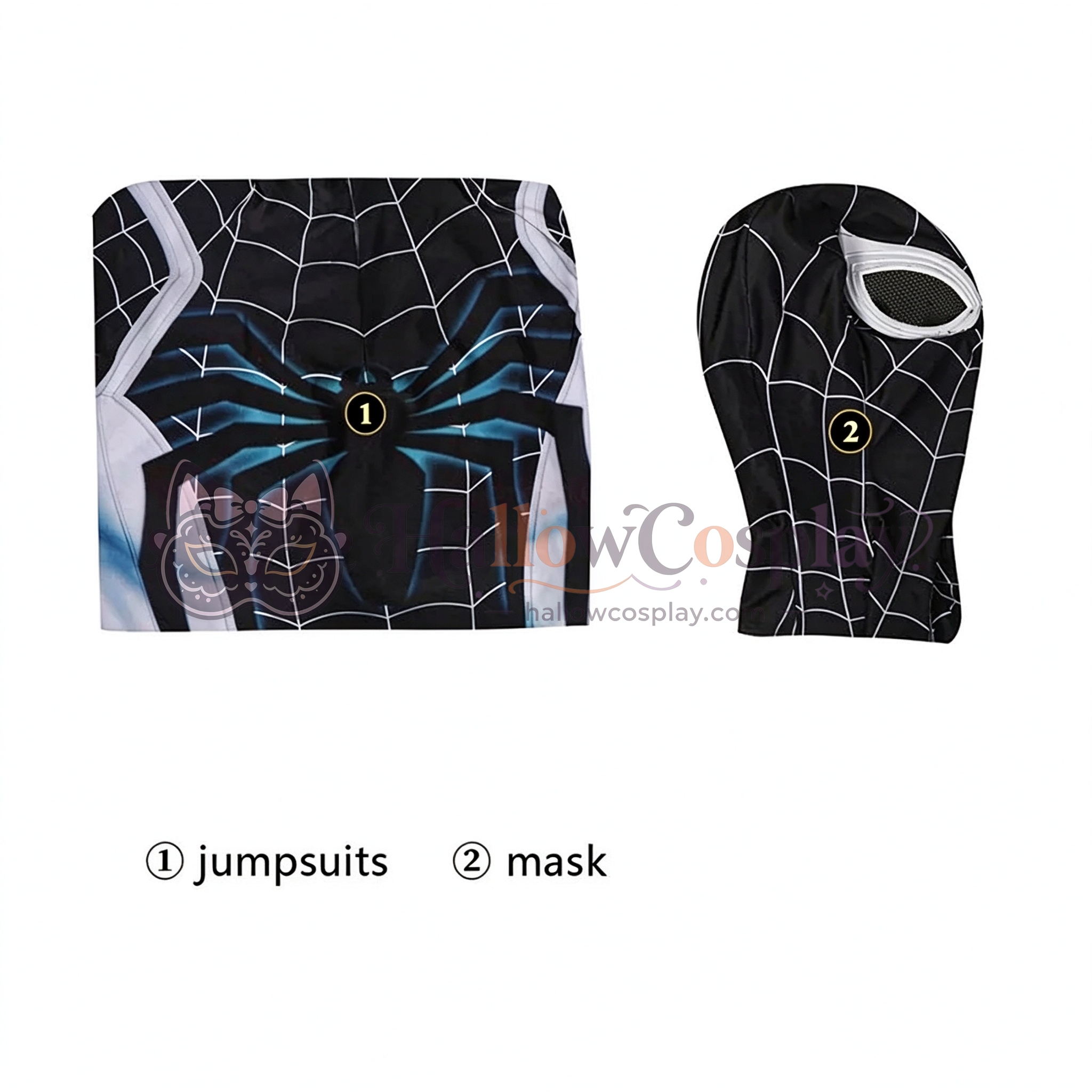 PS5 Negative Suit Spider Jumpsuit Cosplay Costume - Image 8