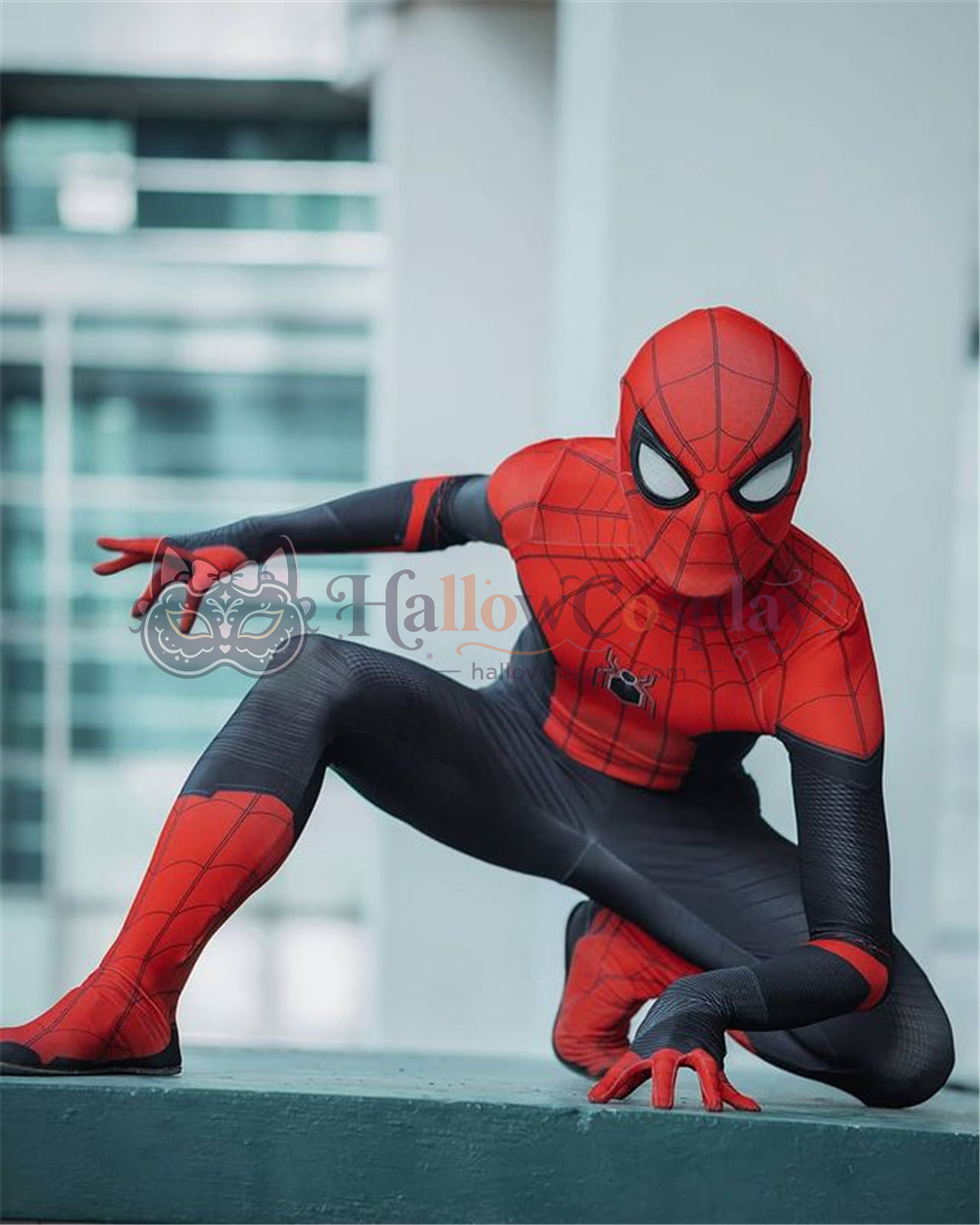 Spider Far From Home Zentai Halloween Cosplay Bodysuit - Image 4