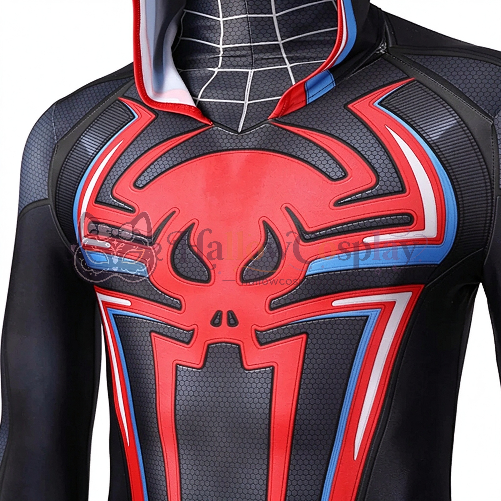 Spider CostumePS5 Miles Morales 2099 Cosplay Suit - Image 8