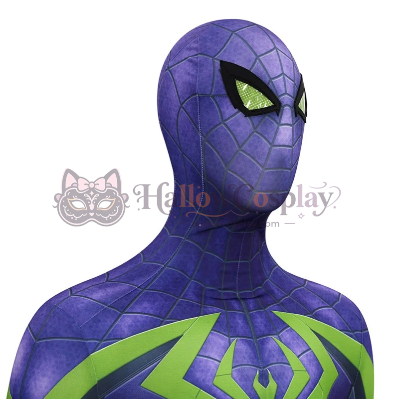 Purple Reign Suit Spider-Man 2 Miles Morales Costume - Image 5