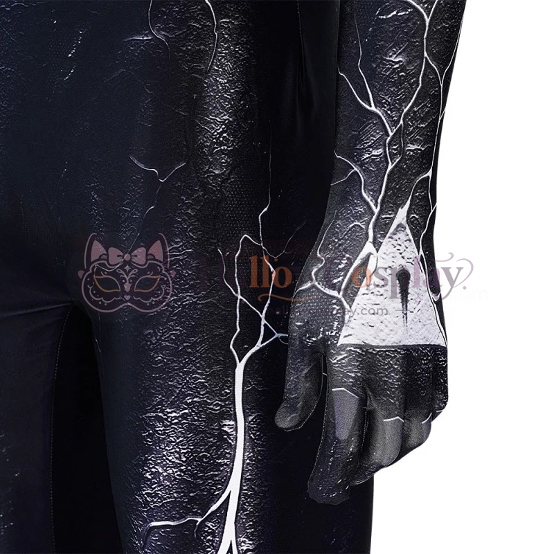 Venom Symbiote Cosplay Costume The Amazing Spider Black Suit - Image 7