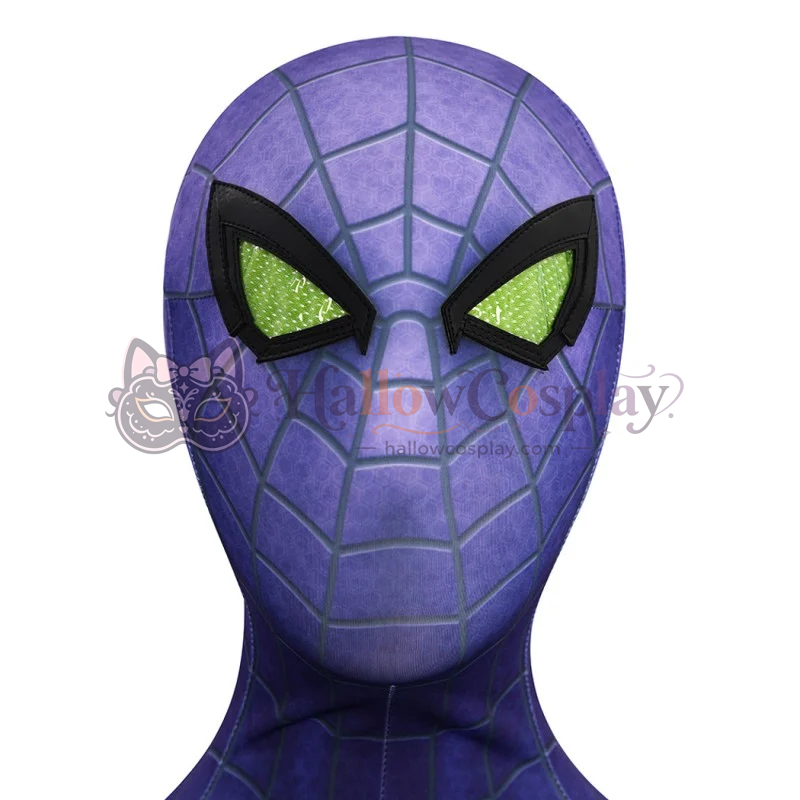 Purple Reign Suit Spider-Man 2 Miles Morales Costume - Image 4