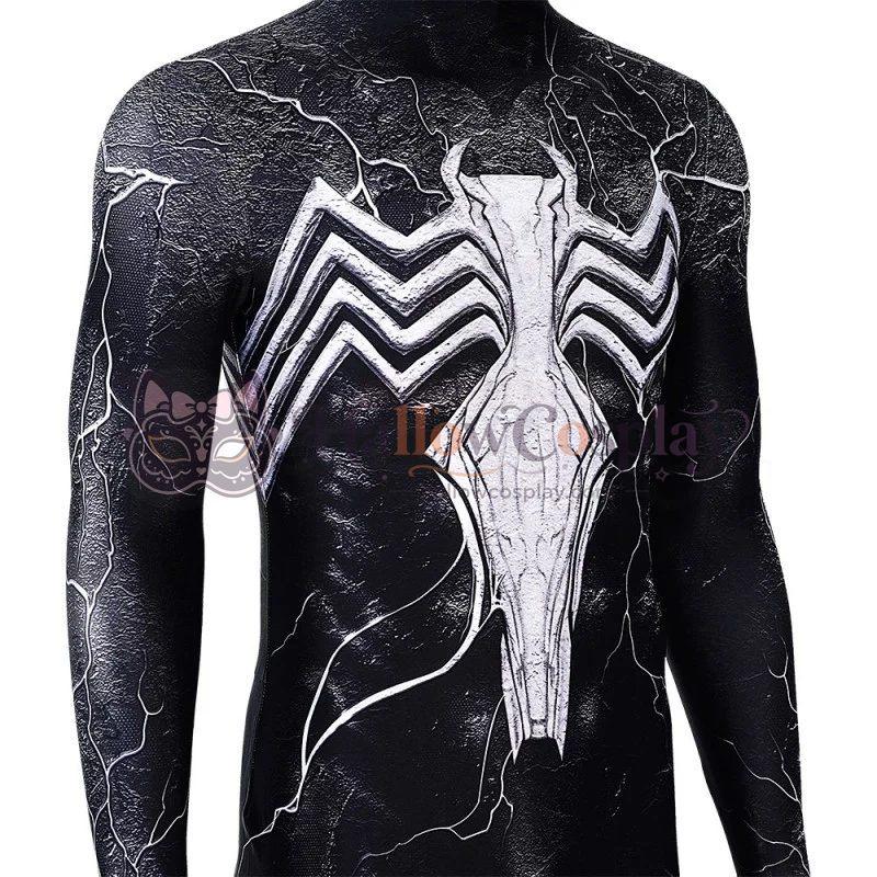 Venom Symbiote Cosplay Costume The Amazing Spider Black Suit - Image 8