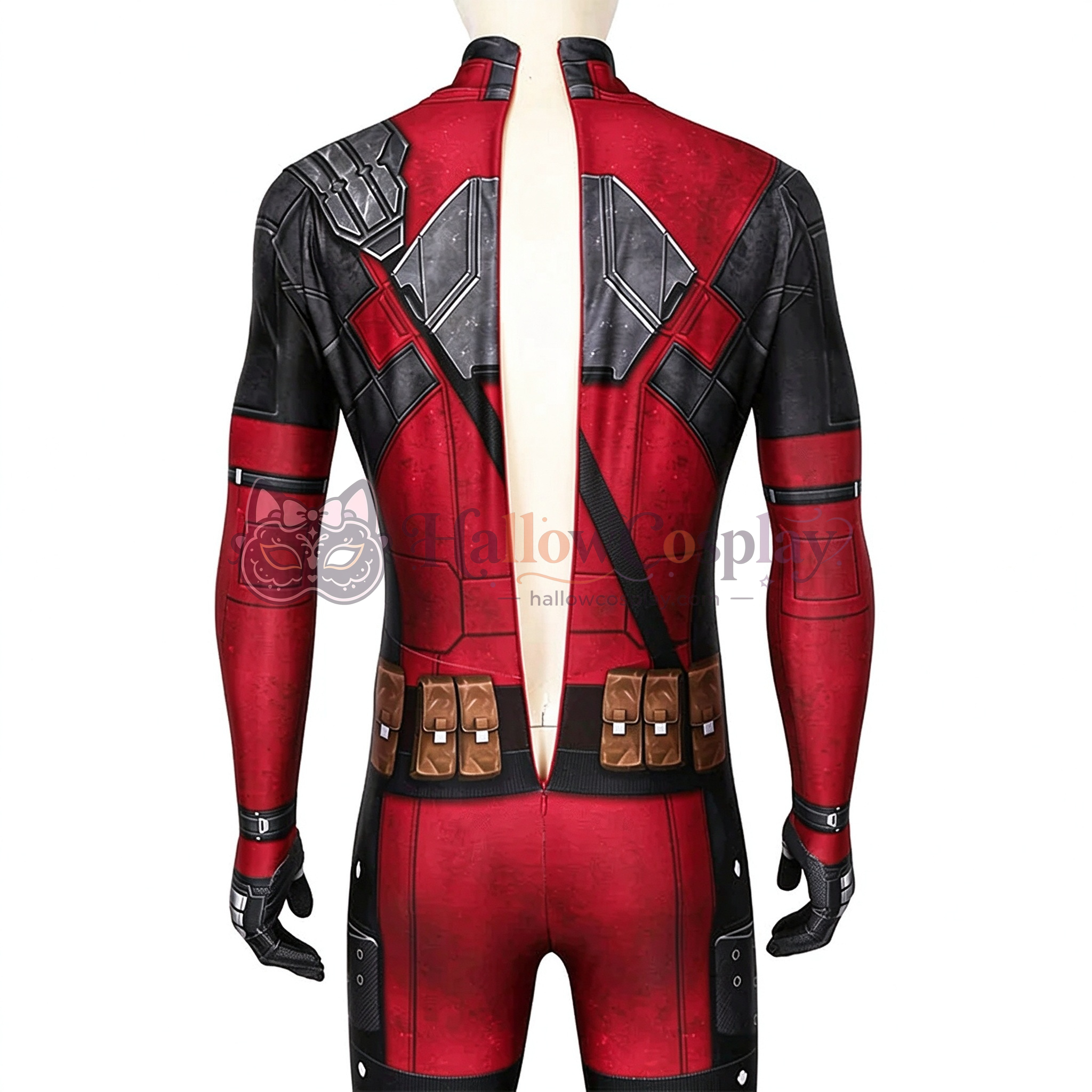 New Deadpool Wade Wilson Jumpsuit Cosplay Costume - Image 9