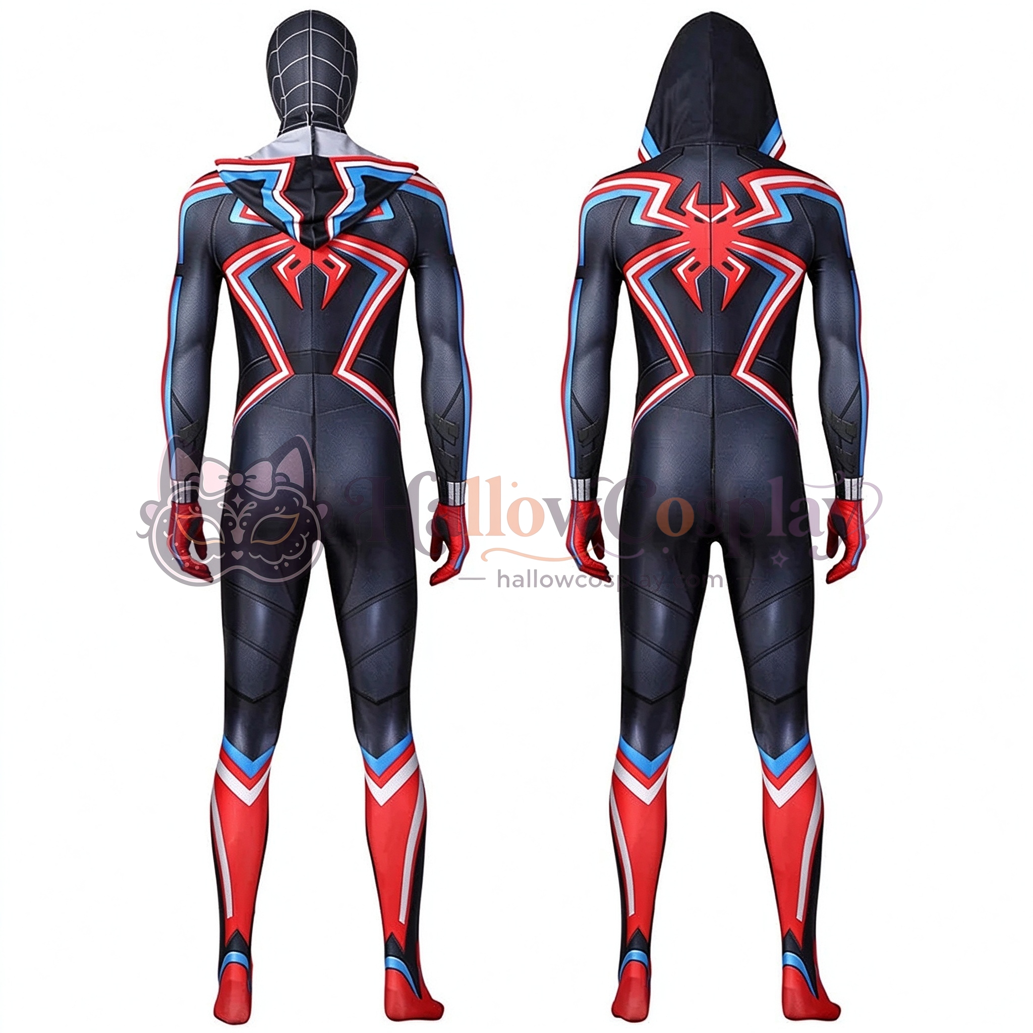 Spider CostumePS5 Miles Morales 2099 Cosplay Suit - Image 2