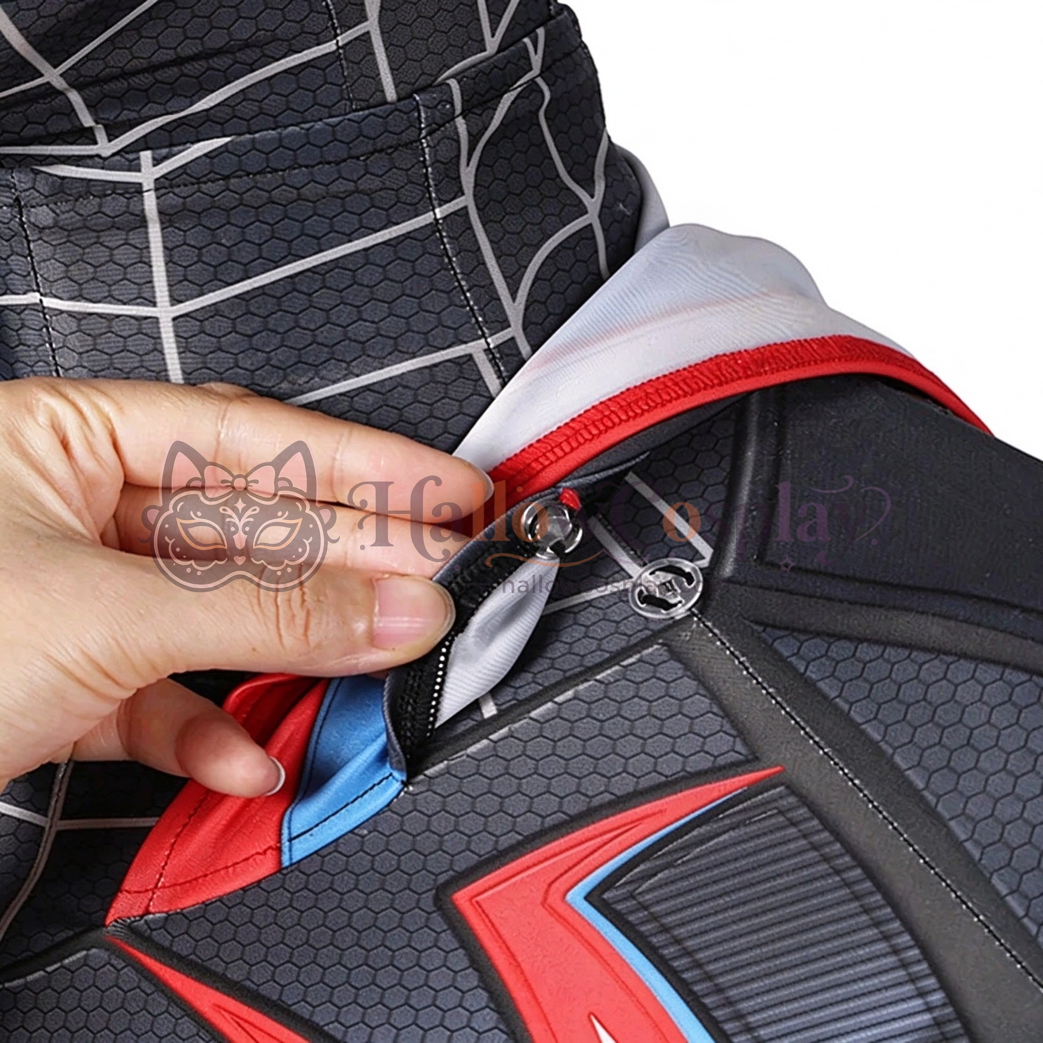 Spider CostumePS5 Miles Morales 2099 Cosplay Suit - Image 4