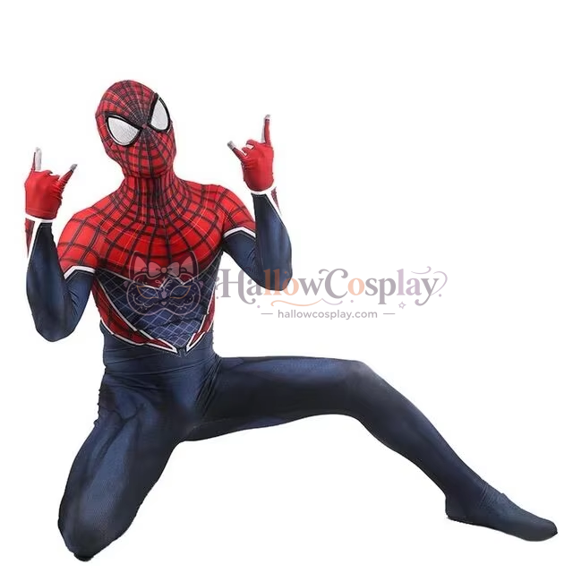 PS4 Spider-Punk Halloween Game Cosplay Bodysuit - Image 3