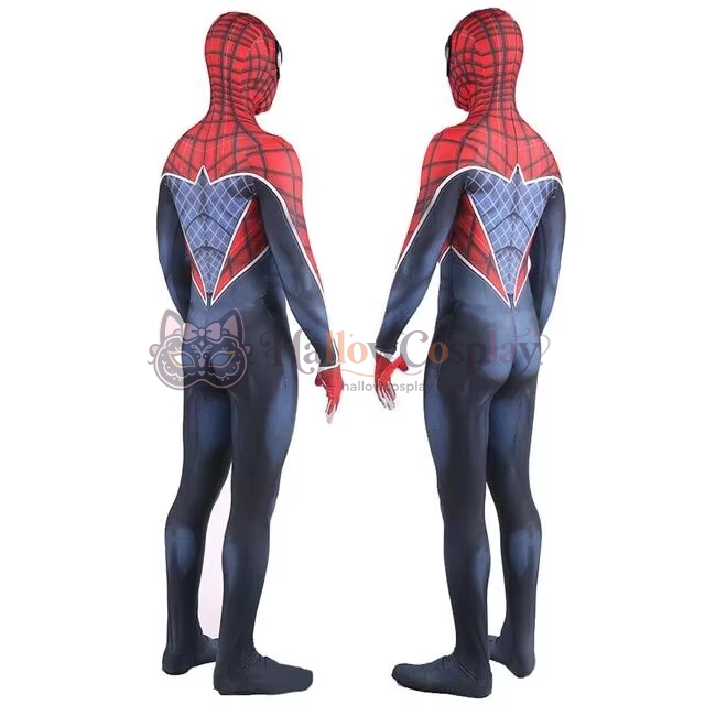 PS4 Spider-Punk Halloween Game Cosplay Bodysuit - Image 4