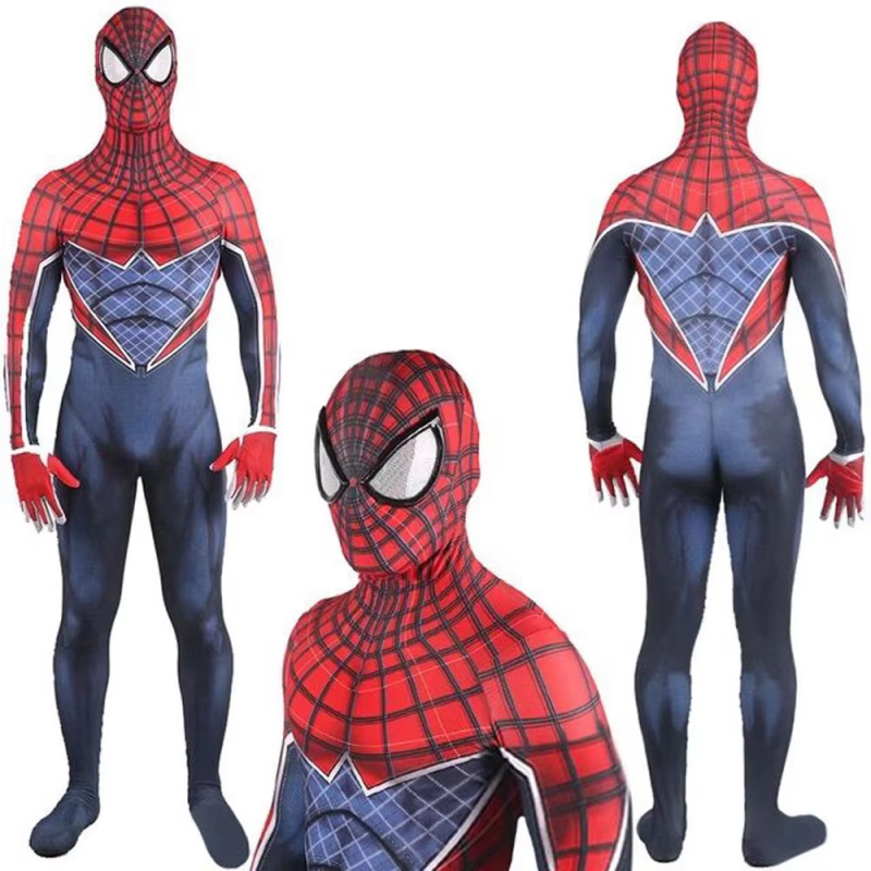 PS4 Spider-Punk Halloween Game Cosplay Bodysuit