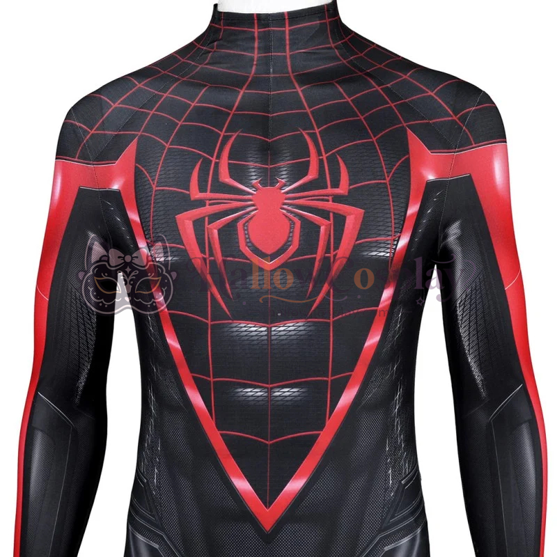 Miles Morales Suit Spider PS4 Cosplay Costumes Bodysuit - Image 2